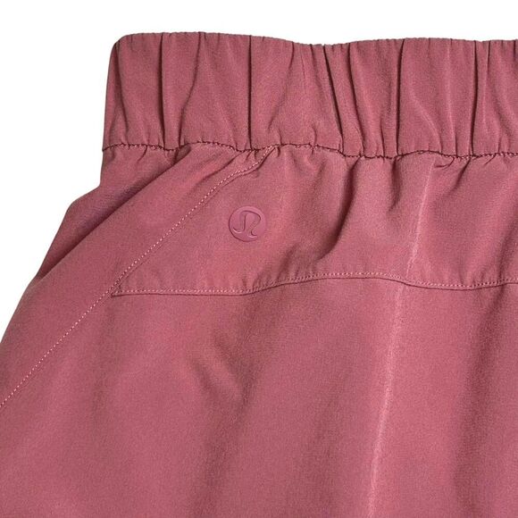 Lululemon Stroll at Sundown Mid-Rise Short 3" *Cherry Tint - Picture 6 of 7
